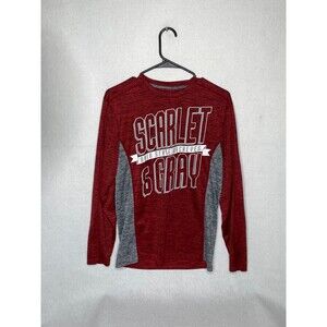 Ohio State Buckeyes Long Sleeve Scarlet Shirt Small Mens